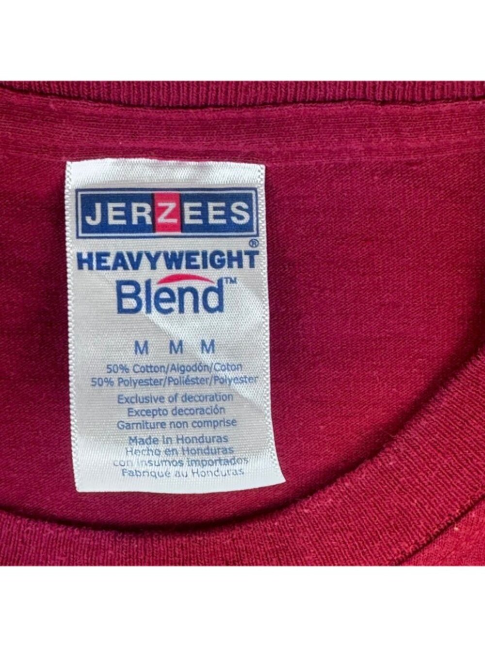 Jerzees Henderson State University T-Shirt Mens Medium Maroon 125 Years Graphic - Picture 3 of 7